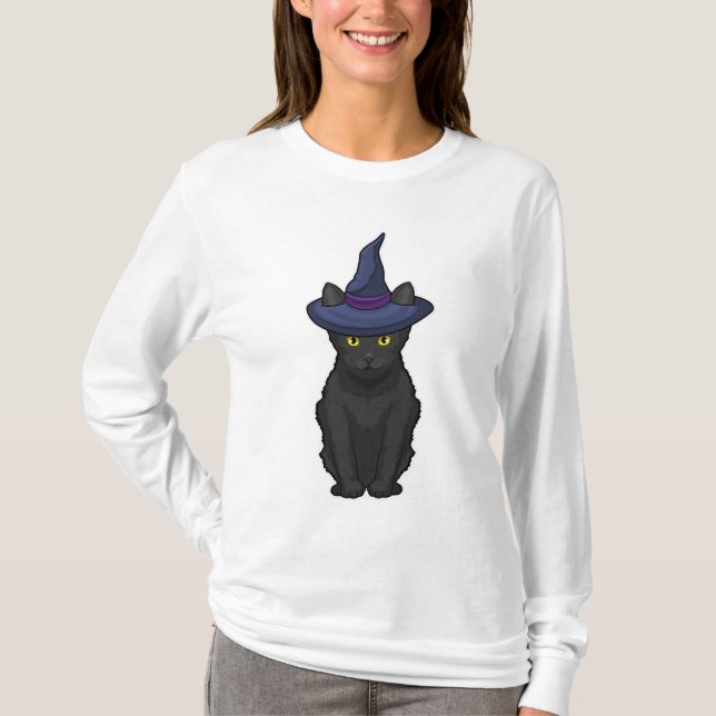 Cat Witch T-Shirt (Vorderseite)