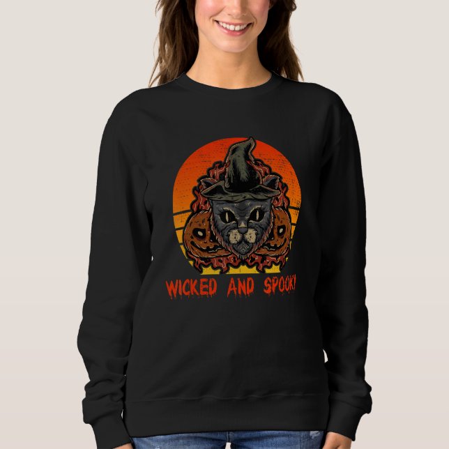 Cat witch witcher sweatshirt (Vorderseite)