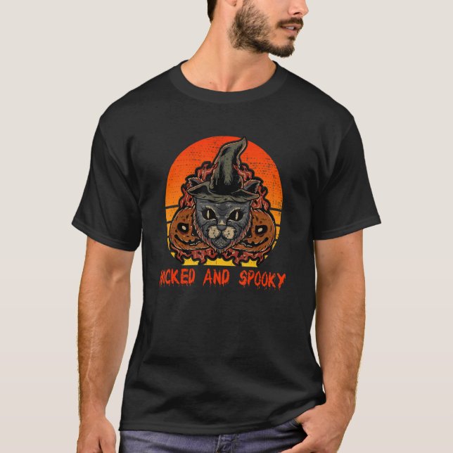 Cat witch witcher T-Shirt (Vorderseite)