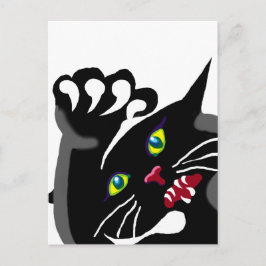 CAT WITH POSTKARTE