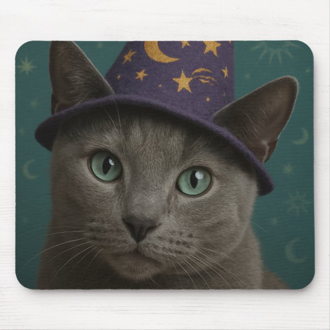 Cat Wizard Mouse Pad Mousepad (Vorne)