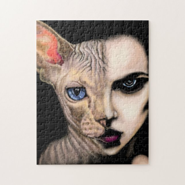 Cat Woman Puzzle (Vertikal)