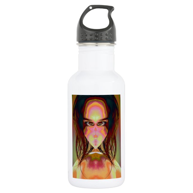 Cat Woman Trinkflasche (Vorderseite)