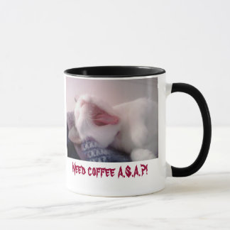 Cat Yawning Tasse