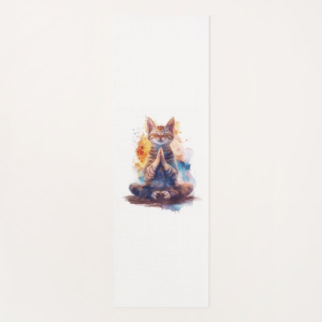Cat Yoga Master Yogamatte (Vorderseite)