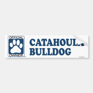 Catahoula Bulldoggen-Blau Autoaufkleber