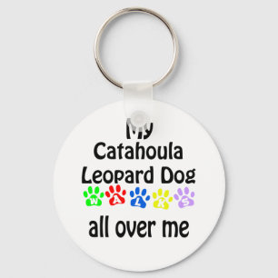 Catahoula Leopard Dog Walks Design Schlüsselanhänger