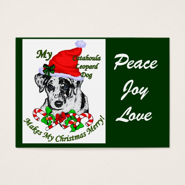 Catahoula Leopard Dog Weihnachtsgeschenke (Vorderseite)