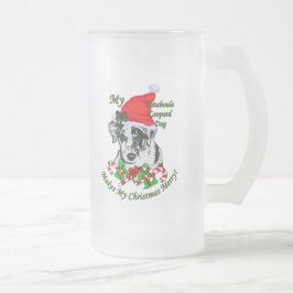 Catahoula Leopard Dog Weihnachtsgeschenke Mattglas Bierglas