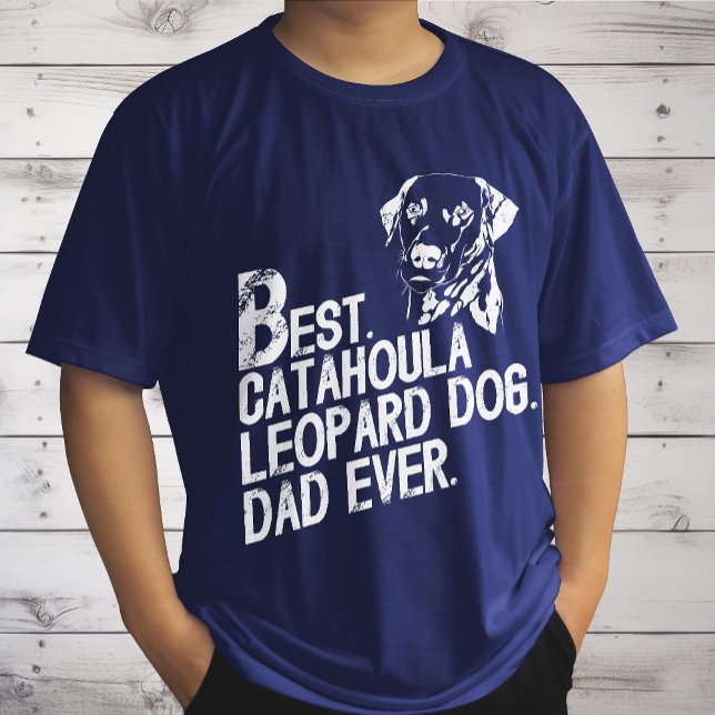Catahoula Leopard Vater Ever, Hundebesitzer Vintag T-Shirt (Von Creator hochgeladen)
