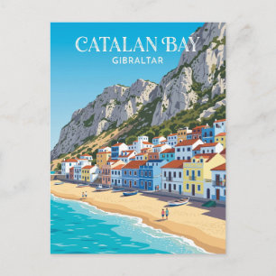 Catalan Bay Village Gibraltar Postkarte
