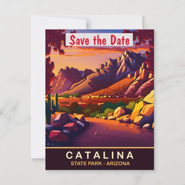Catalina, Arizona, Carte postale de voyage,  (Devant)