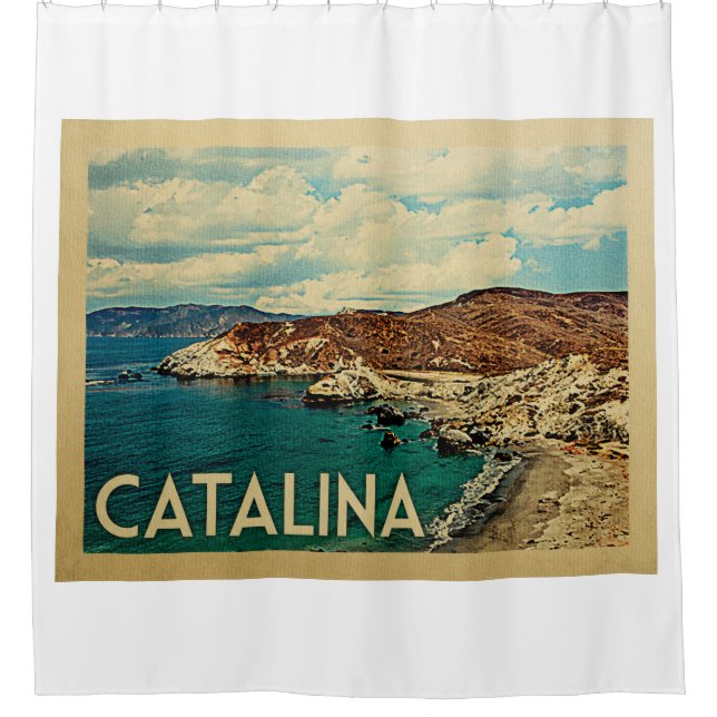 Catalina California Duschvorhang (Vorderseite)