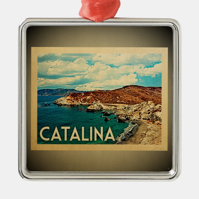 Catalina California Ornament Aus Metall (Vorne)