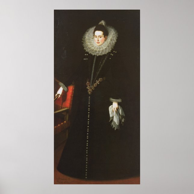Catalina de la Cerda, Duchess of Lerma, 1602 Poster (Vorne)