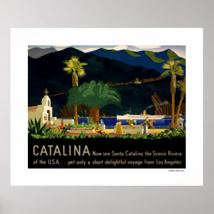 Catalina durch Otis-Schäfer, C. 1935. Plakat