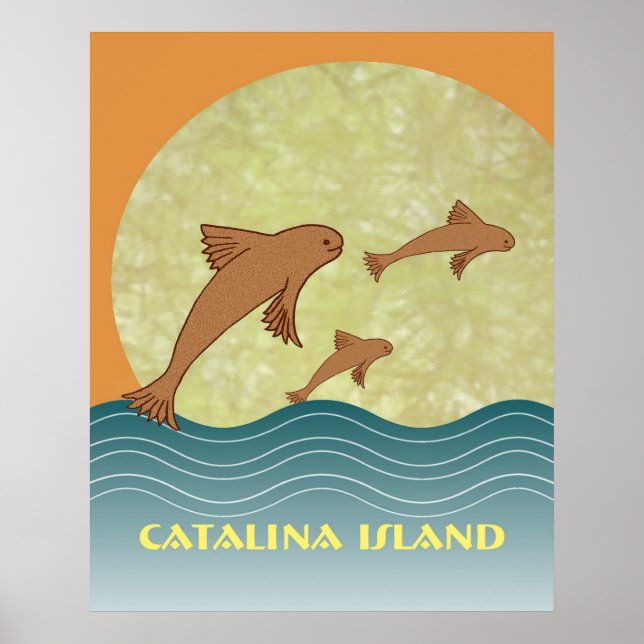 Catalina Flying Fish Poster (Vorne)