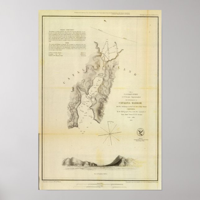 Catalina Harbour Poster (Vorne)