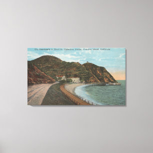 Catalina-Insel, CA - Hotel-St. Catherine Leinwanddruck