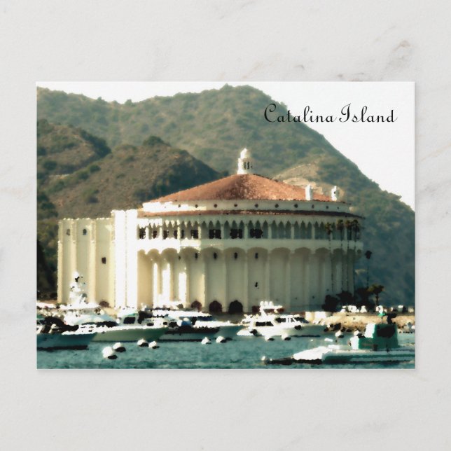 Catalina Insel Casino Postkarte (Vorderseite)