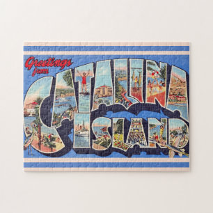Catalina-Insel-Gruß 11x14