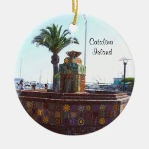 Catalina-Insel-Verzierung Keramikornament