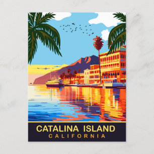Catalina Island, CA, Wasseraufnahmen, Reisen Postkarte
