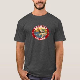 Catalina Island California Fish Vint T-Shirt
