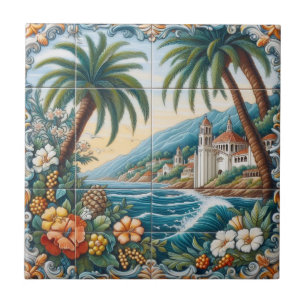Catalina Island Decorative Tile-1 Fliese