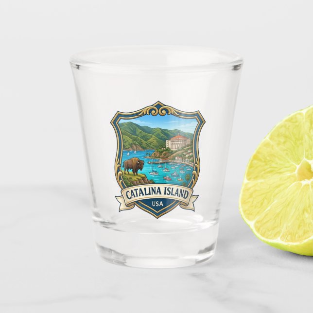 Catalina Island USA Schnapsglas (Vorderseite)