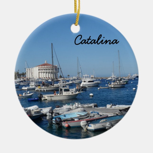 Catalina, Kalifornien Keramik Ornament (Vorne)