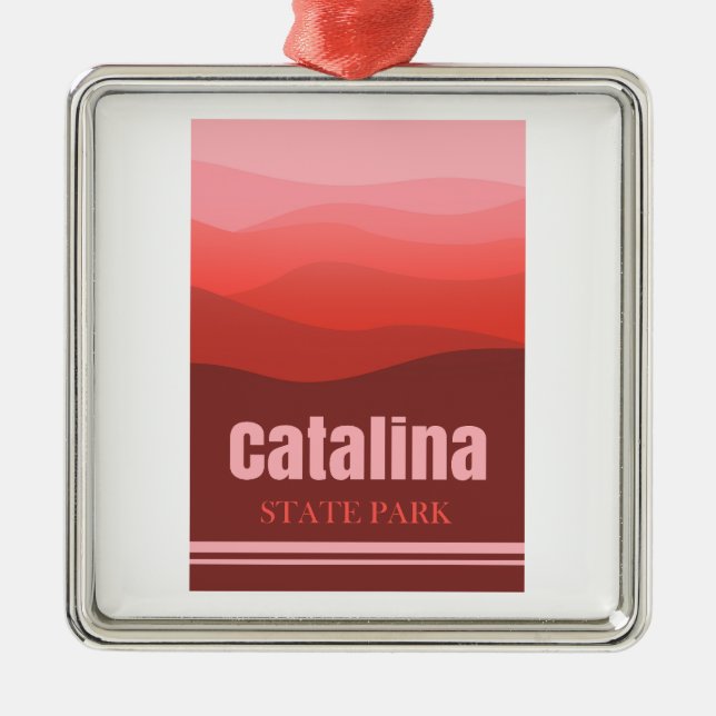 Catalina Staat Park/Garten: Ornament Aus Metall (Vorne)