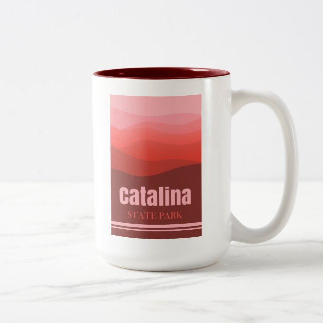 Catalina Staat Park/Garten: Zweifarbige Tasse (Rechts)