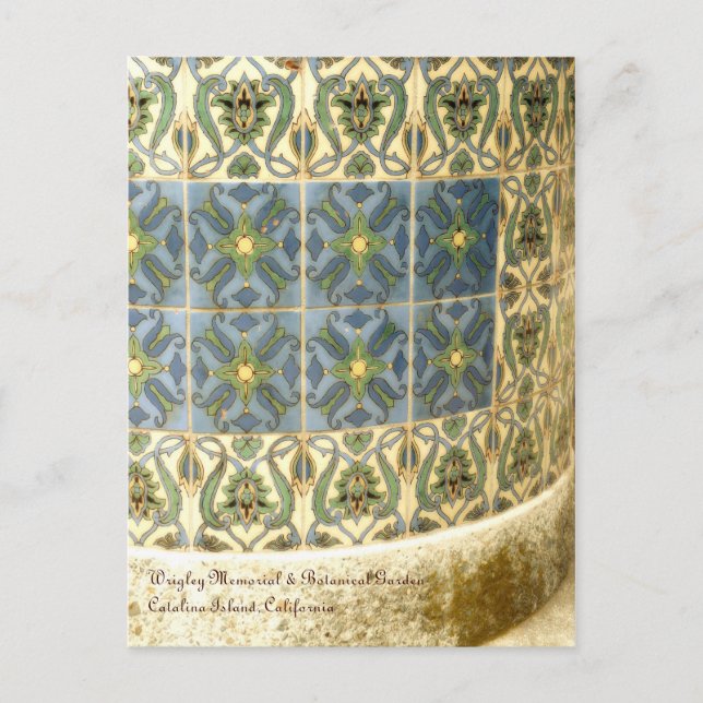 Catalina Tile Postkarte (Vorderseite)