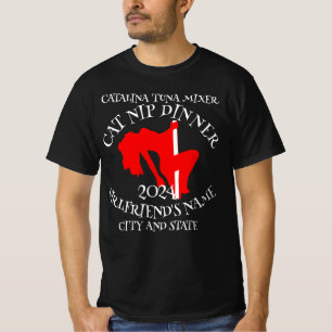 Catalina-Tun-Mischer-Katze-Nip-Dinnerparty T-Shirt
