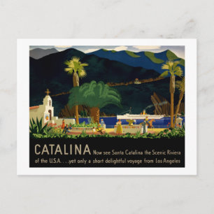 Catalina von Otis Shepard, ca. 1935. Postkarte
