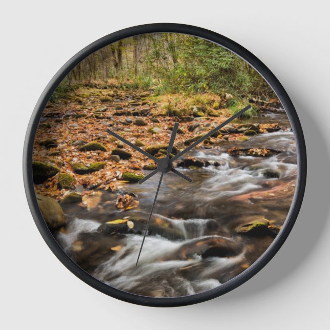 Cataloochee Creek NC Große Smoky-Berge Uhr (Vorderseite)