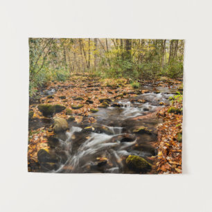 Cataloochee Creek NC Große Smoky-Berge Wandteppich