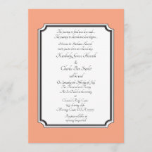 Cataloupe Elegante formelle Hochzeitsankündigung