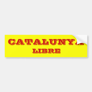 Catalunya* Libre Autoaufkleber