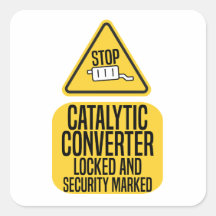 Catalytic Converter geschützt gesperrt und Sicherh
