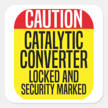 Catalytic Converter geschützt gesperrt und Sicherh