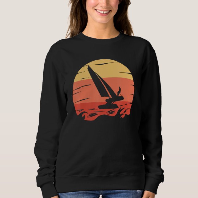 Catamaran Boat Sailing 1 Sweatshirt (Vorderseite)