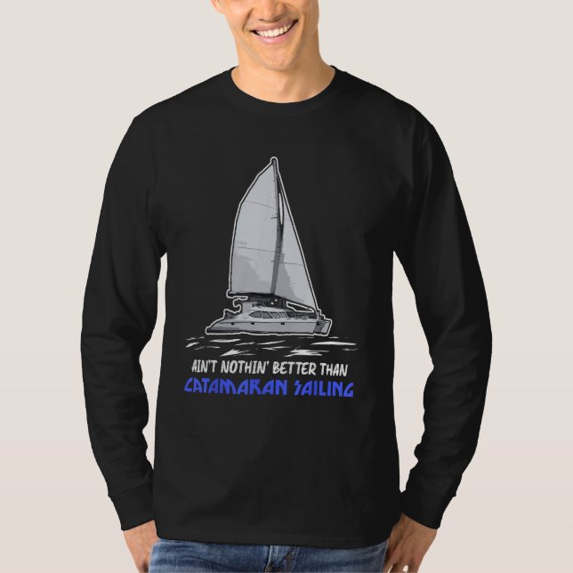 Catamaran Boat Sailing 4 T-Shirt (Vorderseite)