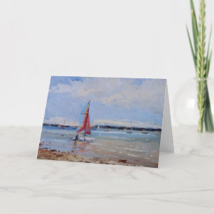 Catamaran Brittany Feiertagskarte