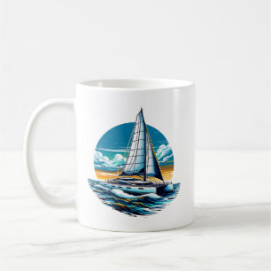 Catamaran Sailboat Kaffeetasse