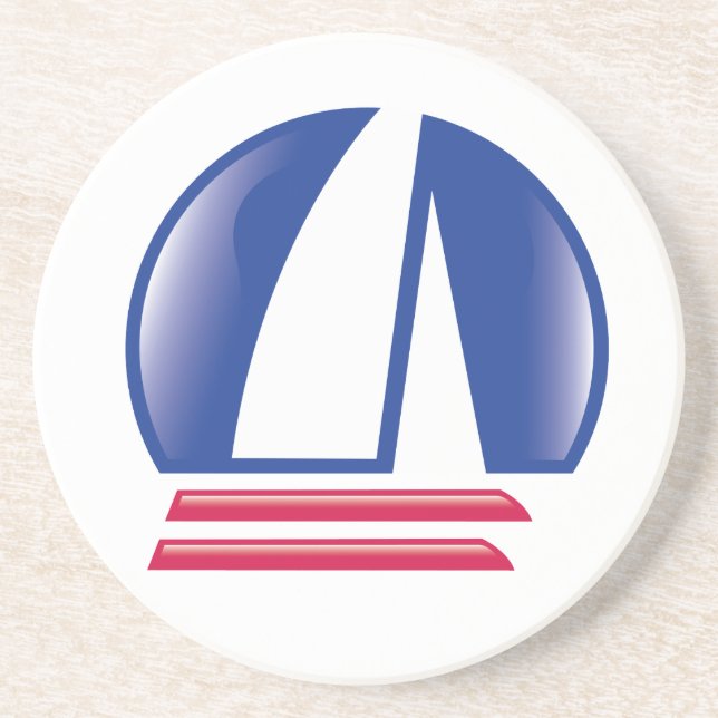Catamaran Sailing_Pontoon Racing_Blue Moon Untersetzer (Vorne)