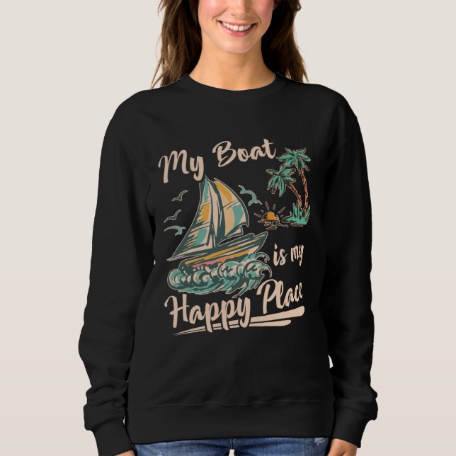 Catamaran Two Hulls Sailing Quote Catamaran Captai Sweatshirt (Vorderseite)