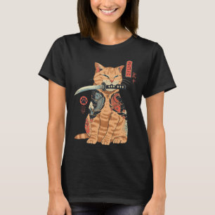 Catana Cat Vintag Niedliche, japanisch inspiriert  T-Shirt