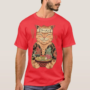 Catana - Niedliche, japanisch inspiriert Katze T-Shirt